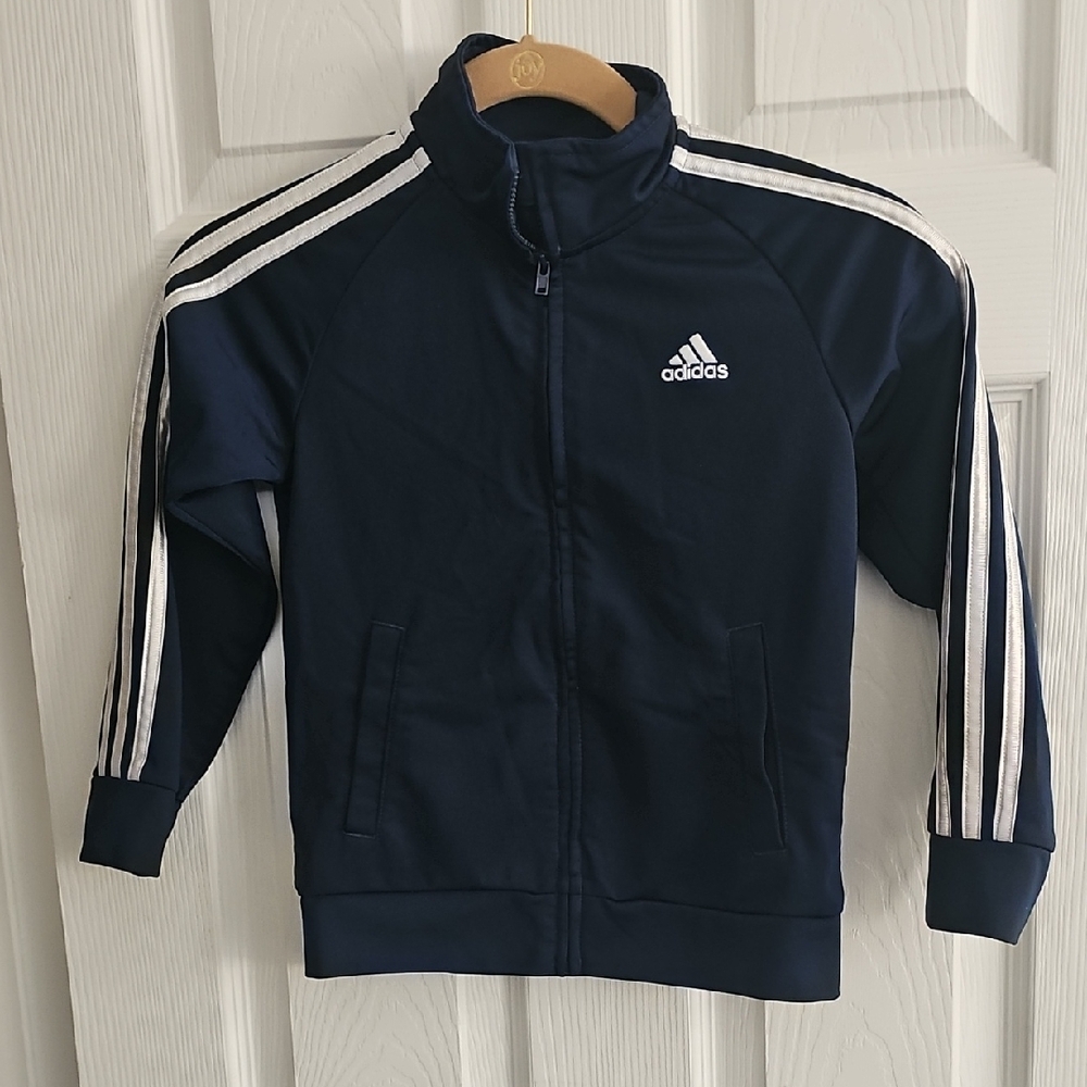 Adidas Navy Blue Track Jacket